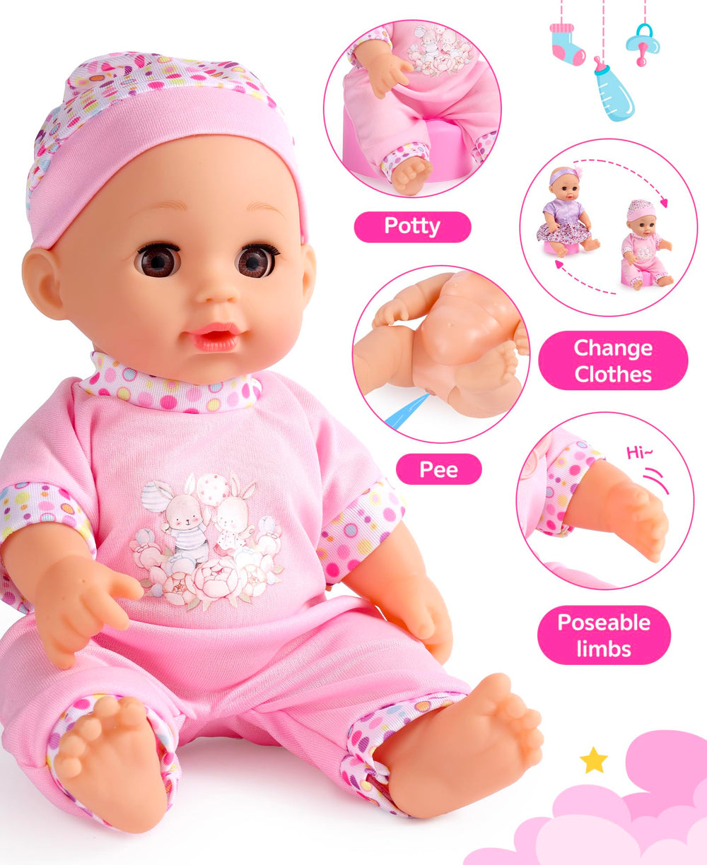 GAGAKU doll diaper and potty encourage caring routines in kids.