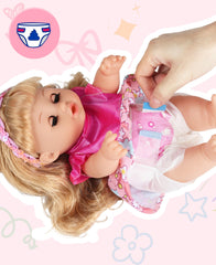 GAGAKU two diapers support quick outfit changes during pretend play.
