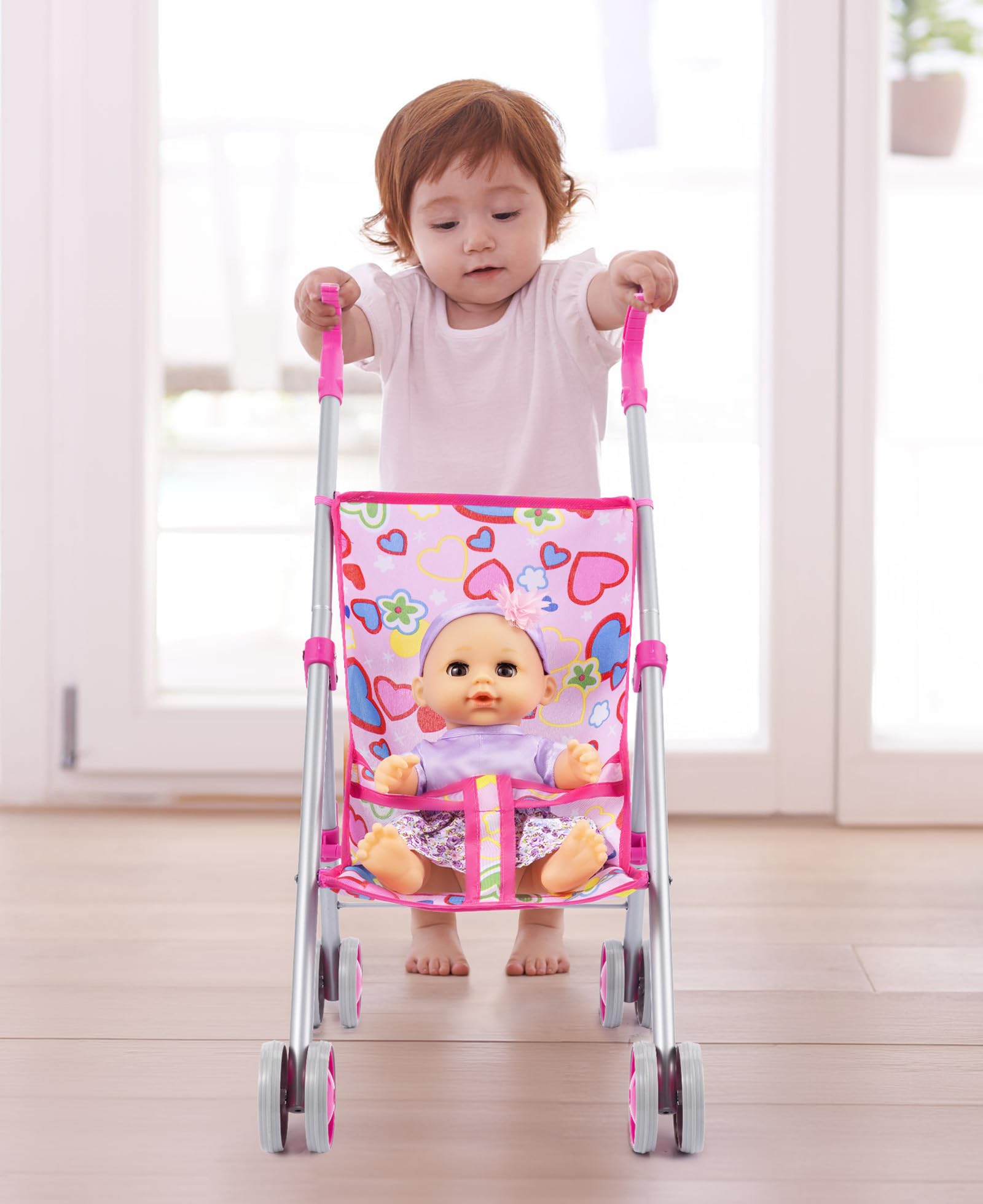 GAGAKU teething toy and pacifier add comforting accessories.