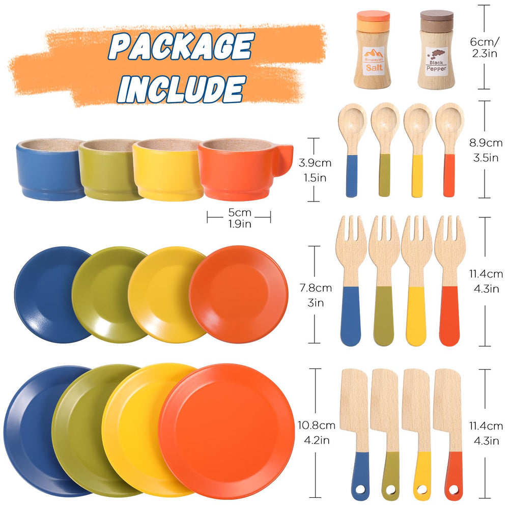 GAGAKU durable wood with smooth edges ensures kid-friendly, long-lasting play experiences.