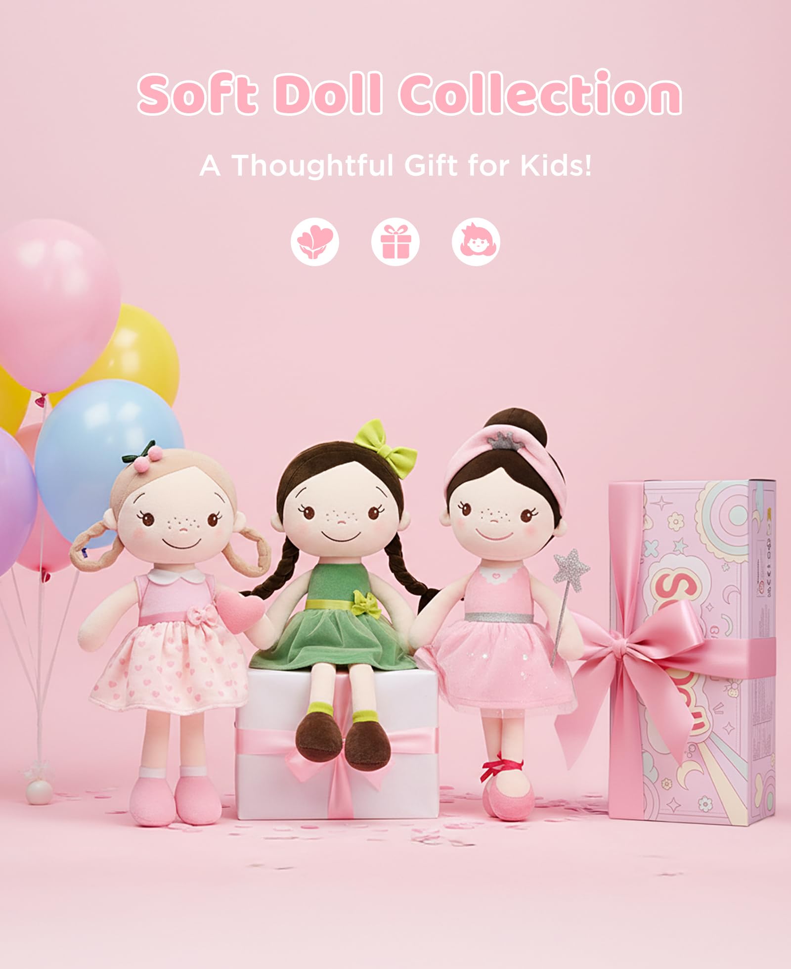 GAGAKU machine washable doll for simple cleanup.