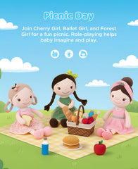 GAGAKU Cherry Girl doll outfit change encourages fine motor skills