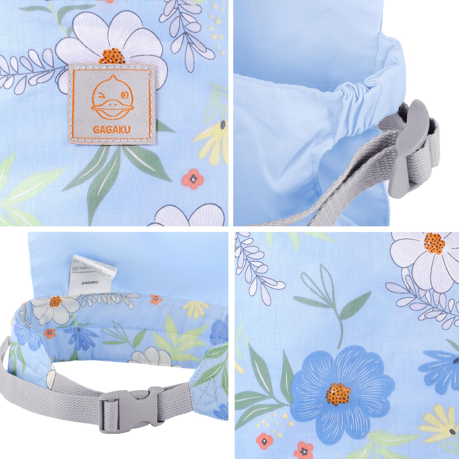 GAGAKU 100% soft cotton material feels gentle on tiny shoulders.