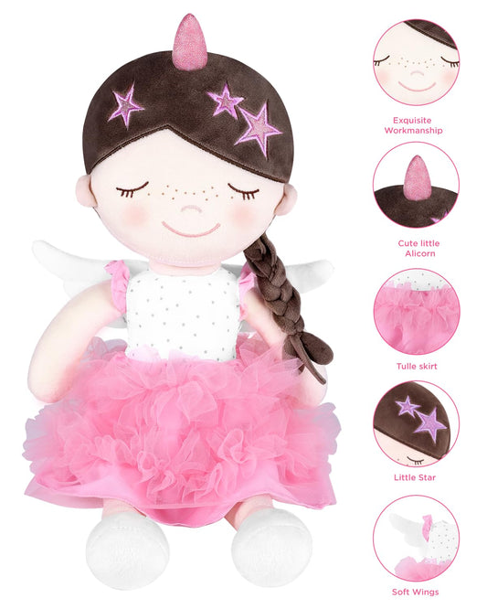 GAGAKU Star Princess crown detail, safe unremovable crown for imaginative care.