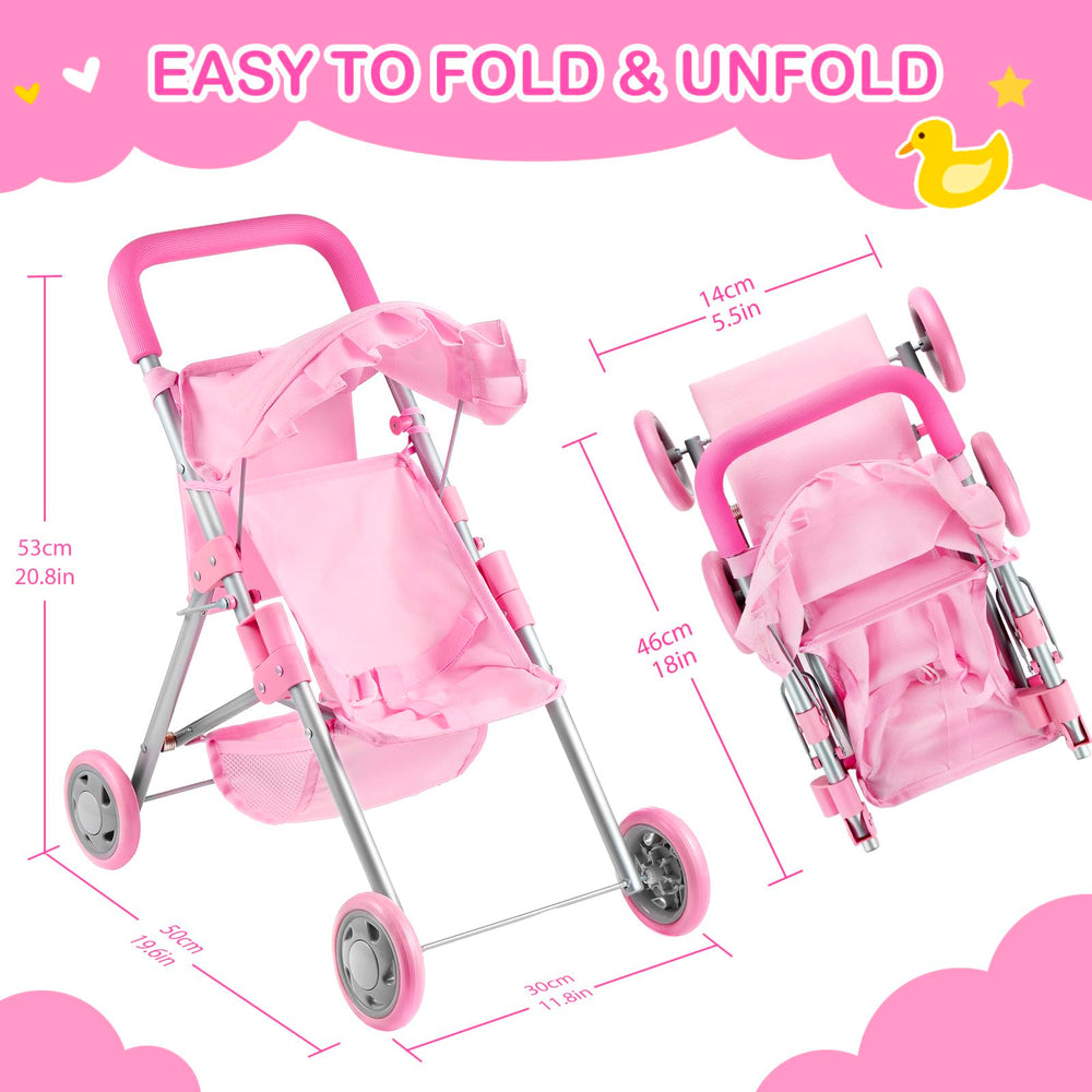 GAGAKU storage bag keeps extra outfits and diapers handy.