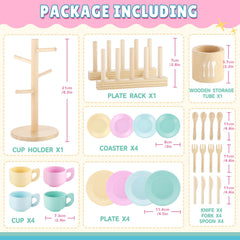 GAGAKU wooden play food compatibility with versatile pretend meals