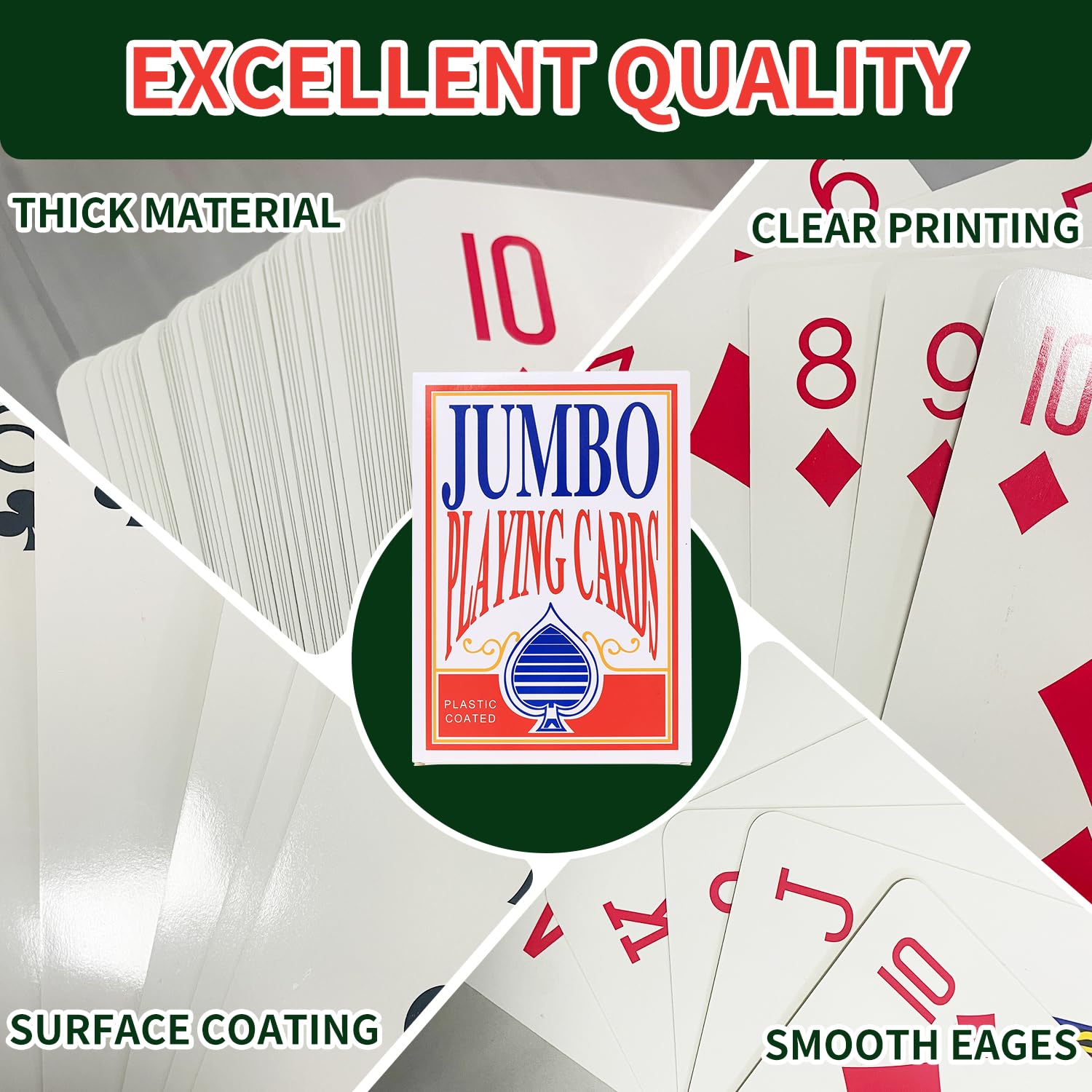 Gagift World giant card table setup for lively game nights and easy handling.