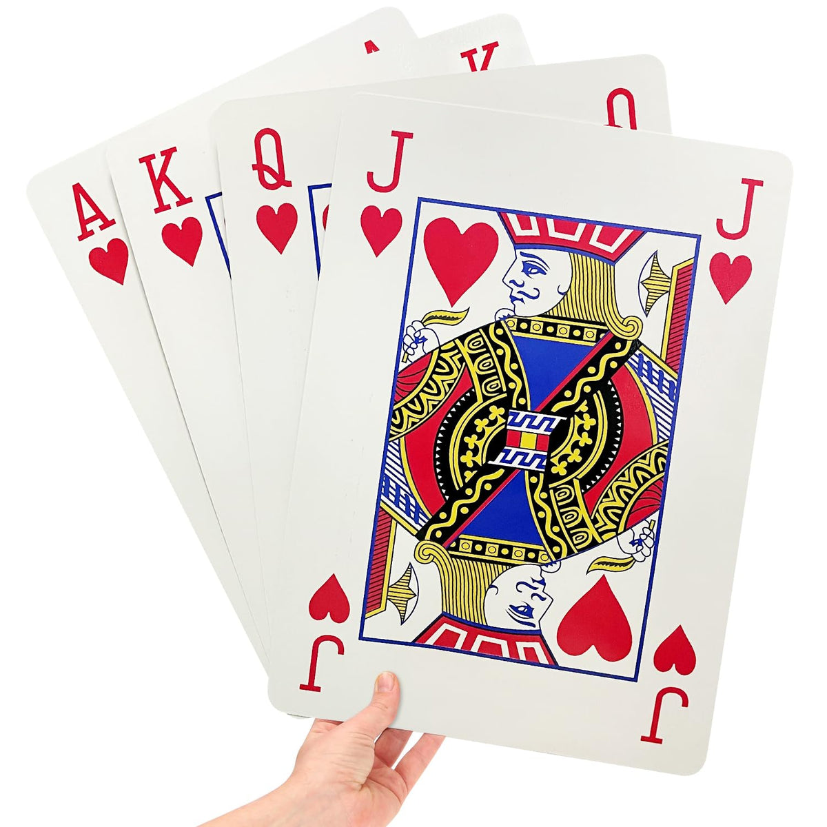 Gagift World jumbo cards front view for family game night and inclusive play.