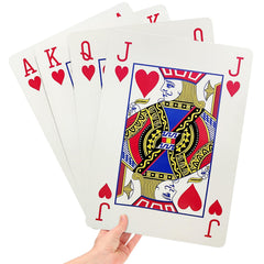 Gagift World jumbo cards front view for family game night and inclusive play.