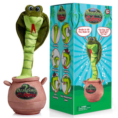 Gagster dancing cobra toy in motion entertaining kids with playful dancing.