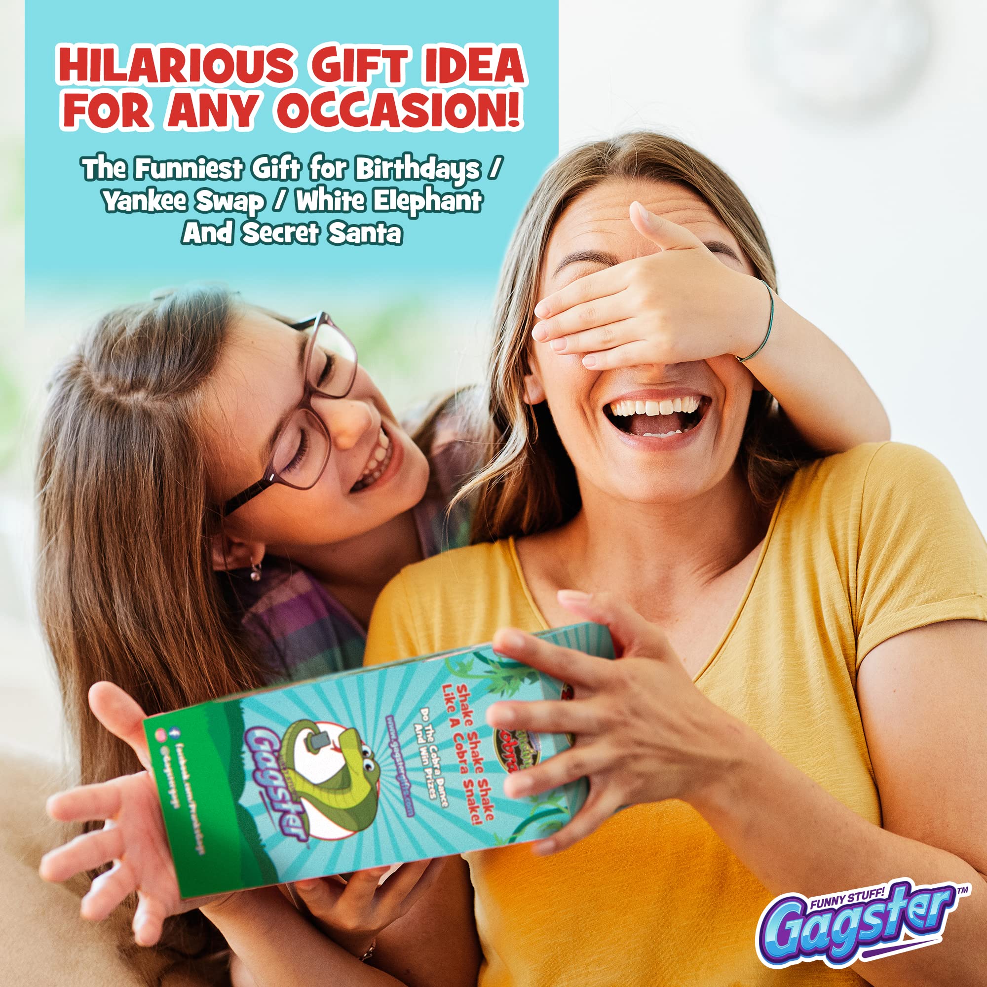 Gagster dancing cobra toy stocking stuffer for holidays and celebrations.