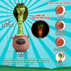 Gagster cobra toy as a gift for Yankee Swap or White Elephant.