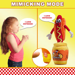 Gagster Dancing Hot Dog left button mimic—improves kids’ storytelling and responsive play