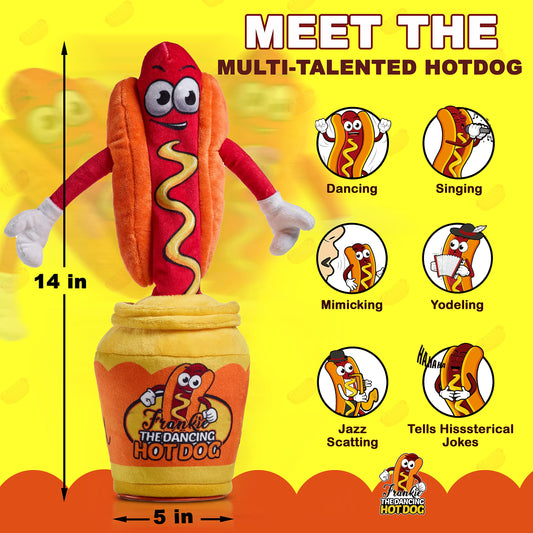 Gagster Dancing Hot Dog right button yodel—interactive music for playful moments