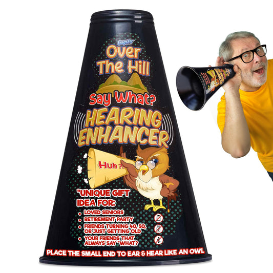 Gagster Ear Trumpet Hearing Enhancer prop sparks party laughter with a playful ear-trumpet focus.