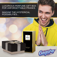 Gagster odor spray close-up showcases a potent scent for quick room clearing.