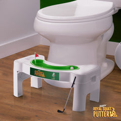 Gagster Royal Squat Putter indoor golf game for adults, a unique party accessory.