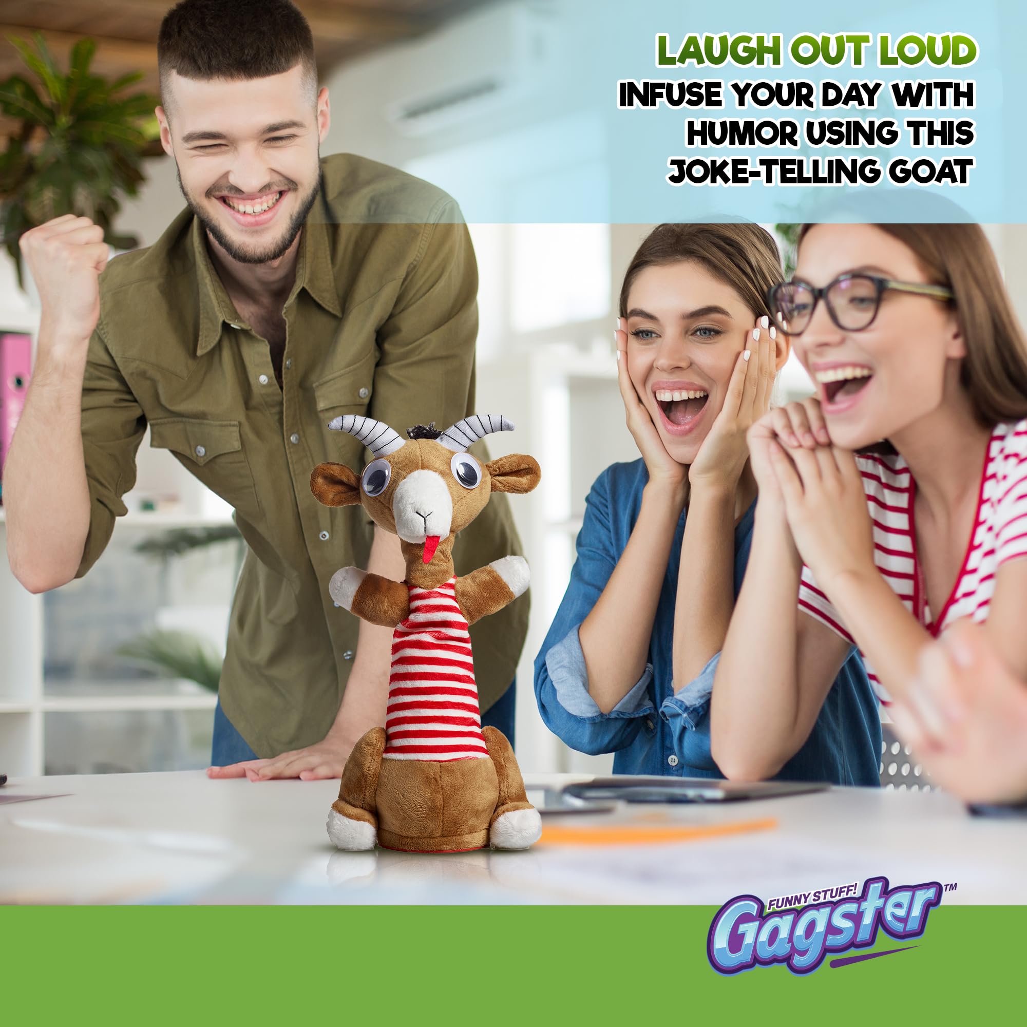 Gagster Screaming Goat Office Secret Santa favorite for a surprise laugh