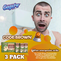 Gagster three-pair pack in a tin, convenient travel humor for birthdays and parties.