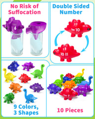 Gagule Number Dinosaurs make a great gift for ages 3 and up.
