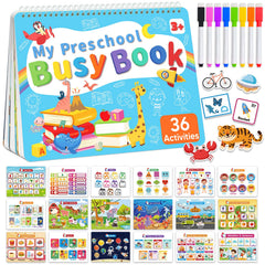 Gagule Toddler Busy Book cover with bright illustrations to spark curiosity and early learning