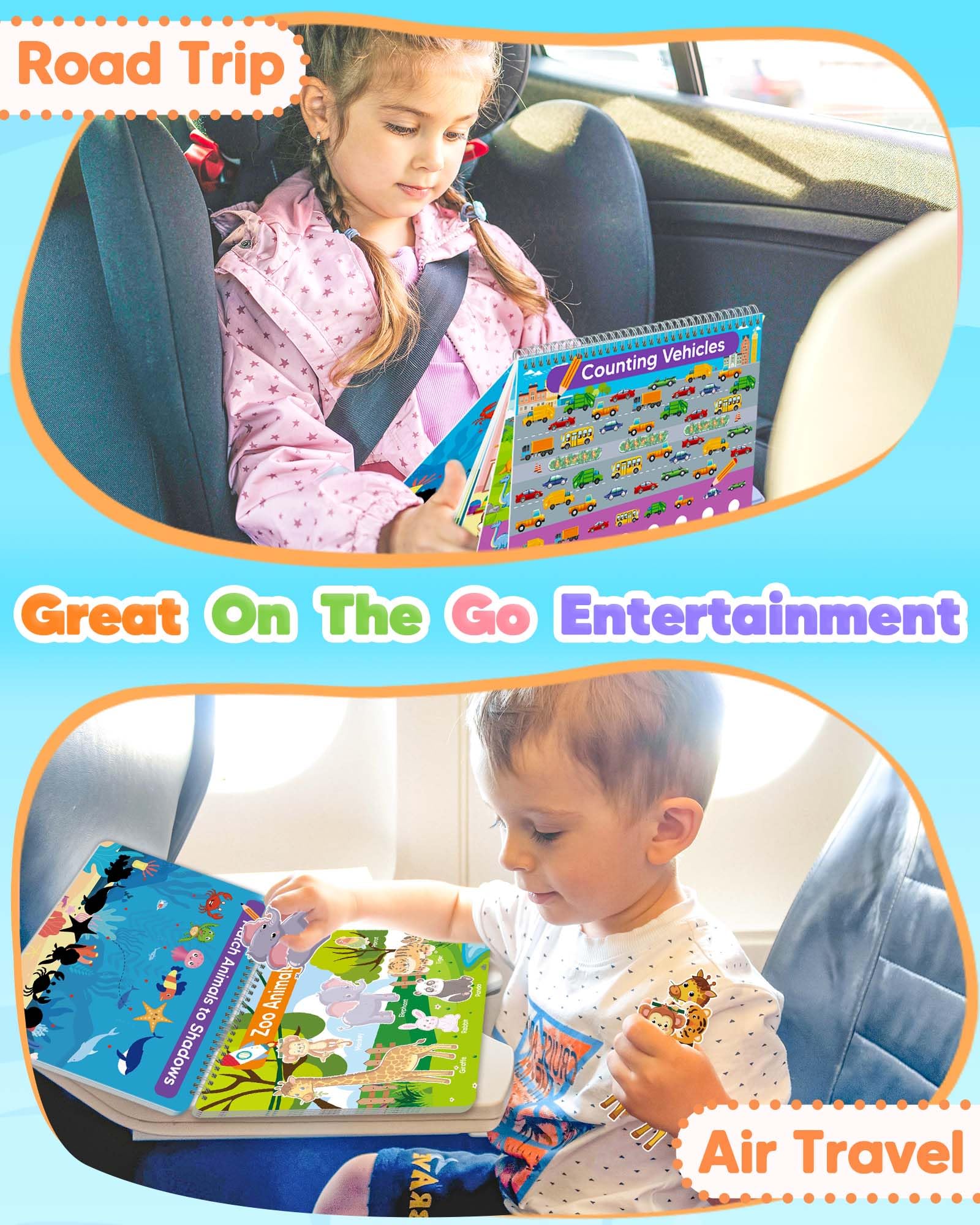 Gagule Busy Book safety-durability design with thick stock and rounded edges for kid use