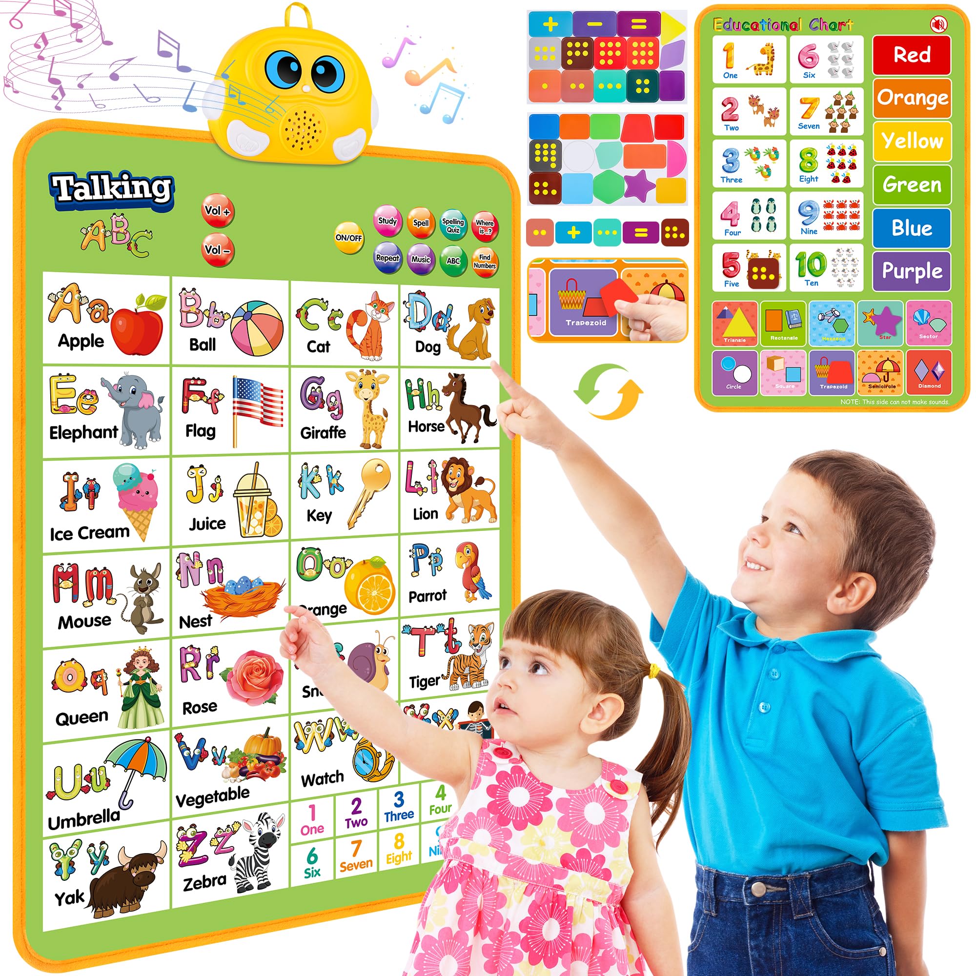 GaHoo electronic alphabet wall chart: ABC learning with touch-activated audio.