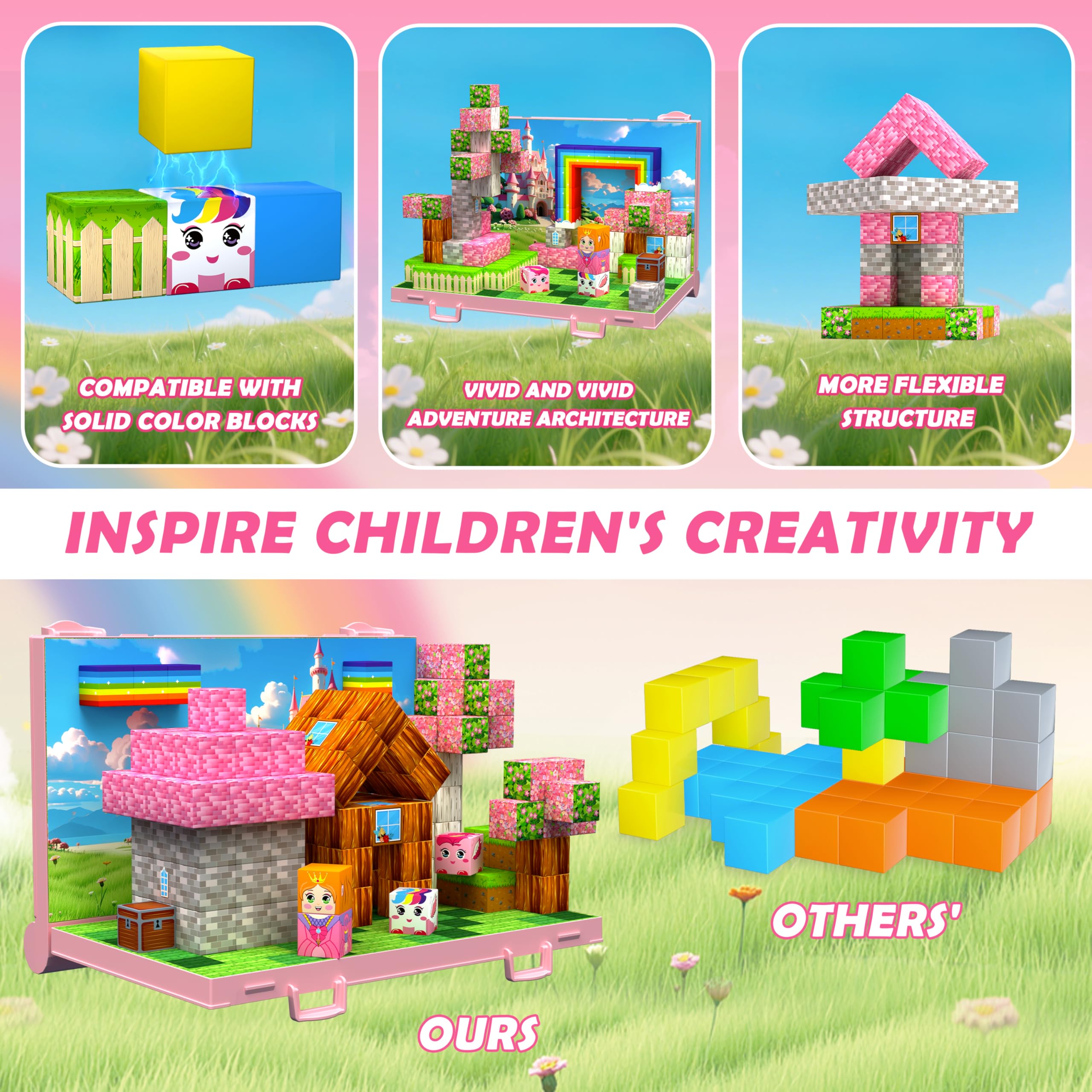 GaHoo foldable magnetic board provides a sturdy base for quick setups and easy storage.