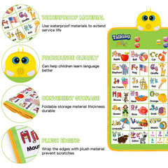 GaHoo Montessori-style shapes and colors panel for early cognitive play.