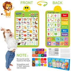 GaHoo lightweight, portable learning chart ideal for car trips and travel.