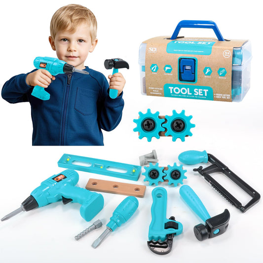 GAIETYDIY kids tool set toolbox ready for organized, imaginative play.