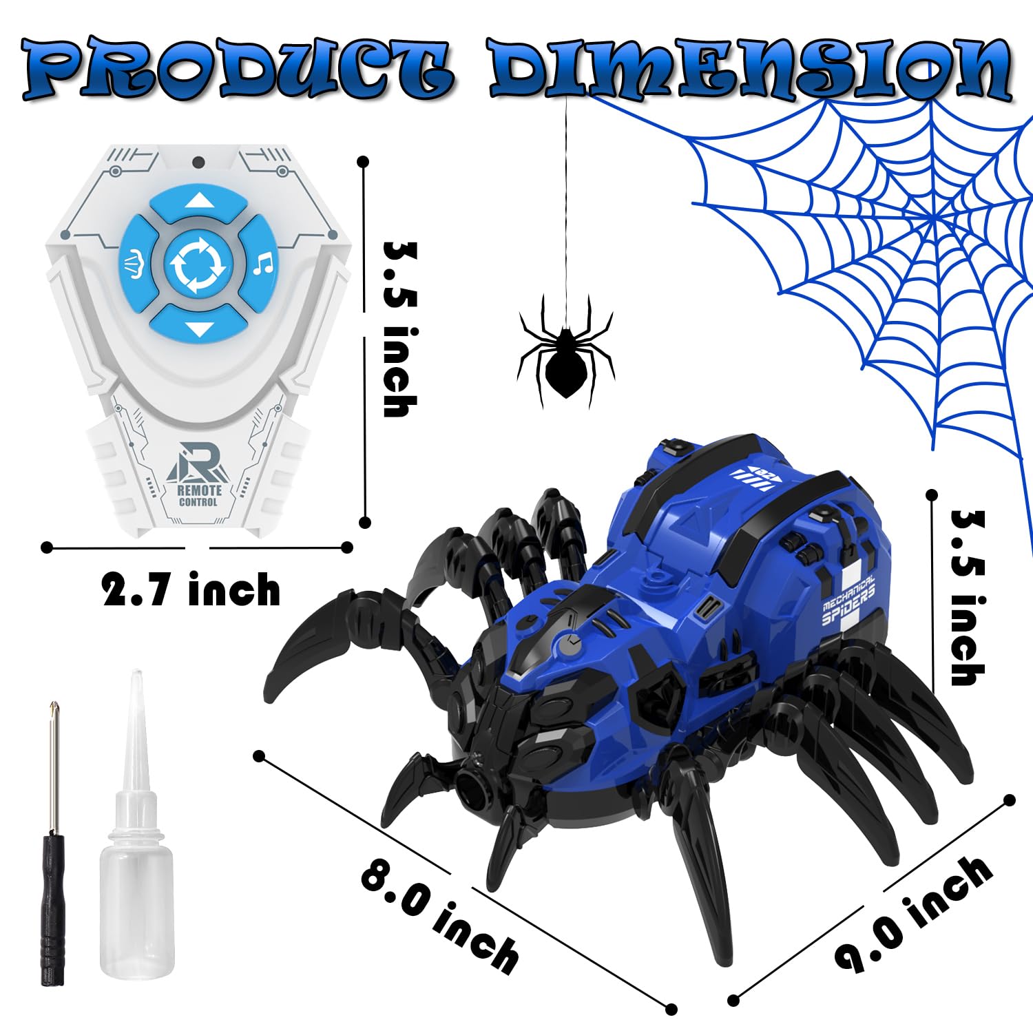 GAIETYDIY RC Spider makes a unique holiday or birthday gift idea
