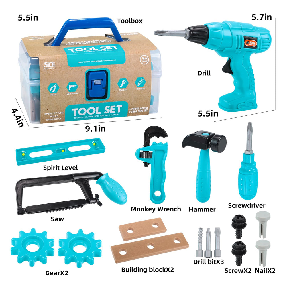 GAIETYDIY toy saw with movable edge highlights realistic pretend cutting play.