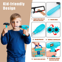 GAIETYDIY toy screwdriver with bits supports easy tool changes during play.