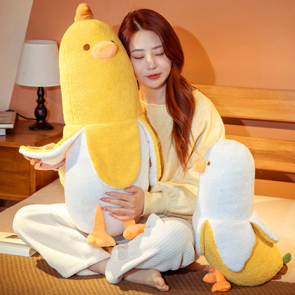 GailiMaiYa Banana Duck plush gift set for birthdays and holidays.