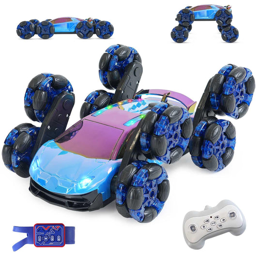 Gaitel 8-wheel gesture stunt car side view for off-road fun