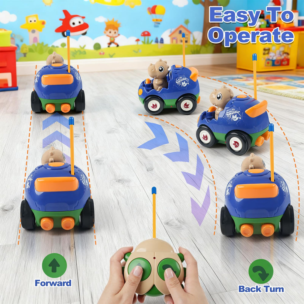 Gaitel dinosaur drivers interchangeable; two dinos for mix-and-match play