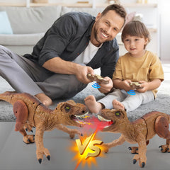 Gaitel RC Dinosaur One-Key Wake enables quick setup.