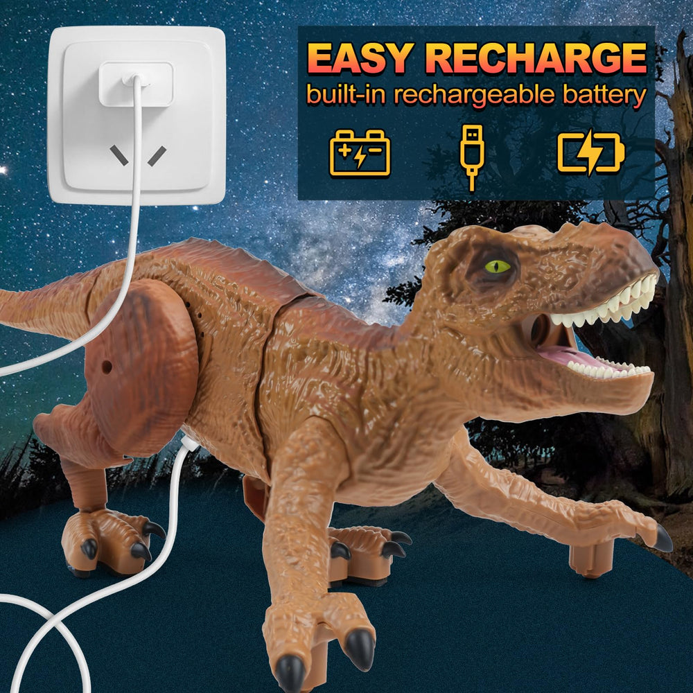 Gaitel RC Dinosaur Spray Effect creates dramatic playtime visuals.