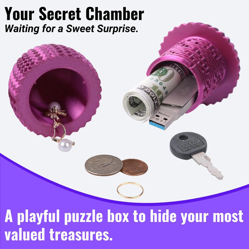 Galapopo Mystery Egg hidden cash compartment, keeps cash secure while gifting.