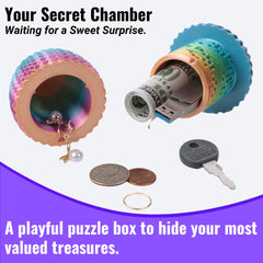 Galapopo Mystery Egg Puzzle Box inner chamber securely houses cash or small gifts