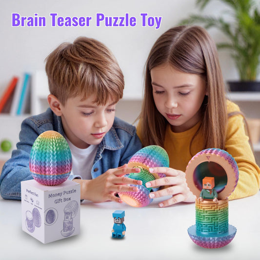 Galapopo Mystery Egg Puzzle Box laser map guides puzzlers through challenge