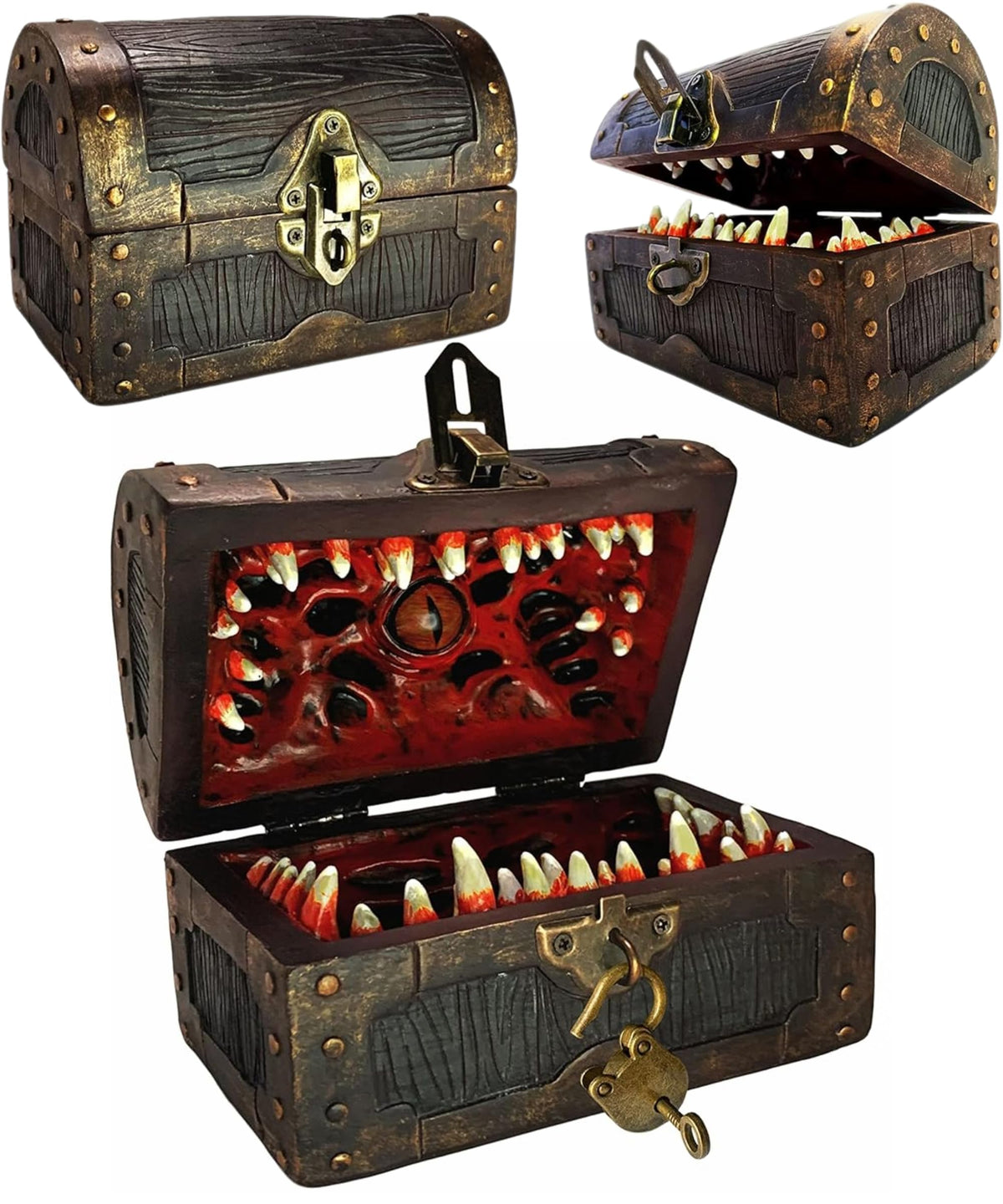 Galdor's Guild Mimic Dice Chest opening showcases secure storage for dice.