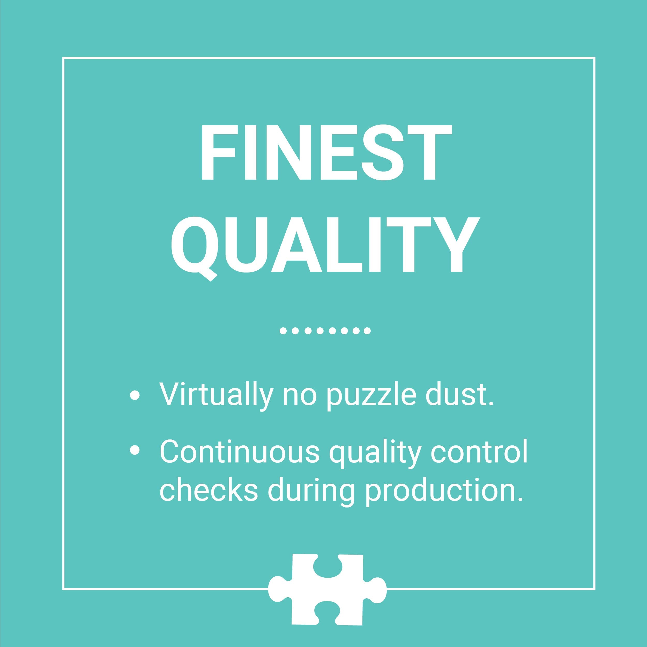 No-glare inks on the Galison Florette puzzle protect color vibrancy