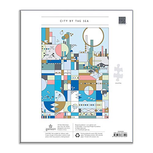 Galison Frank Lloyd Wright City By The Sea educational insert supports guided play.