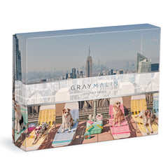 Galison Gray Malin Dogs of New York City puzzle, gift-ready for art lovers.