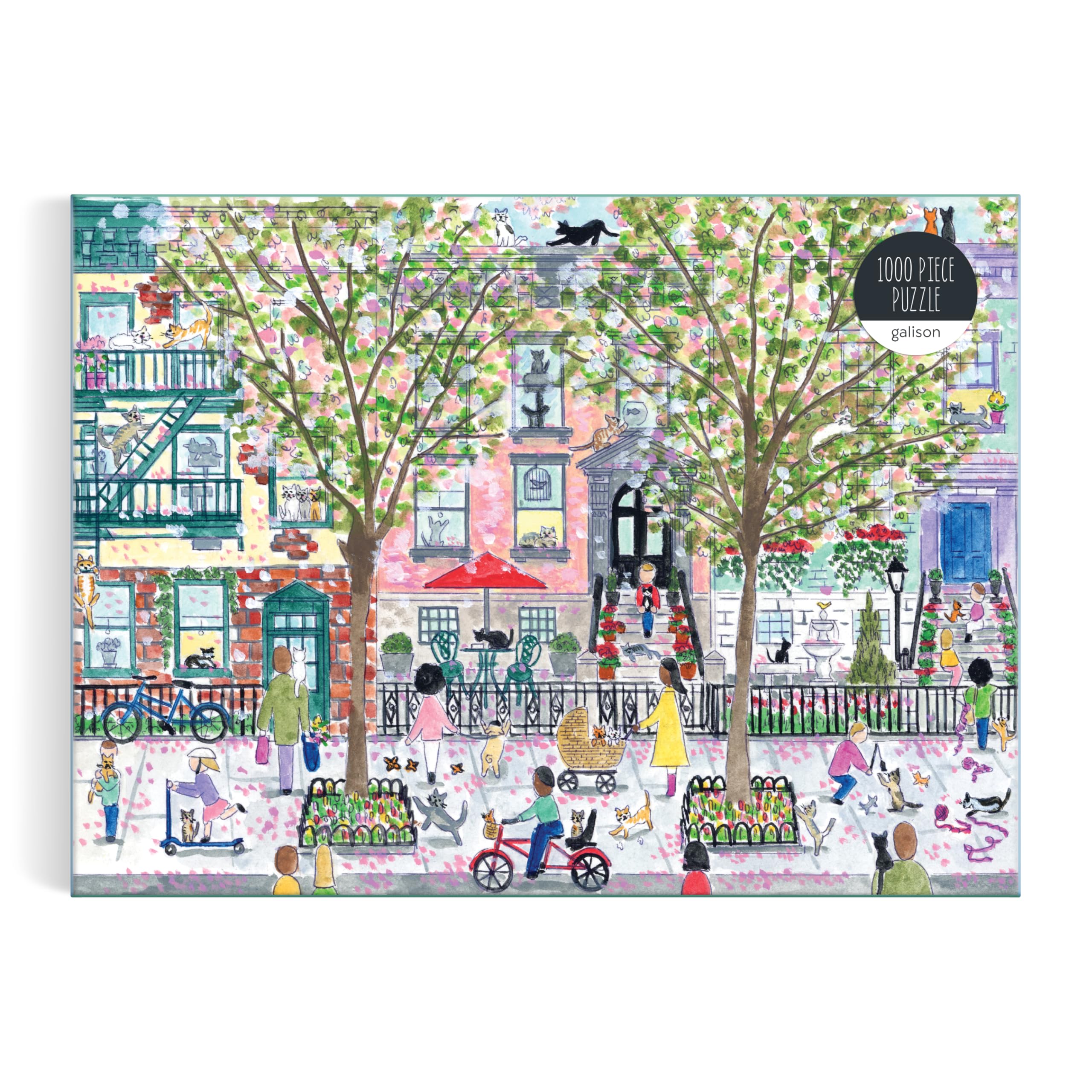 Thick premium pieces enable smooth handling; ideal for solo or family puzzling