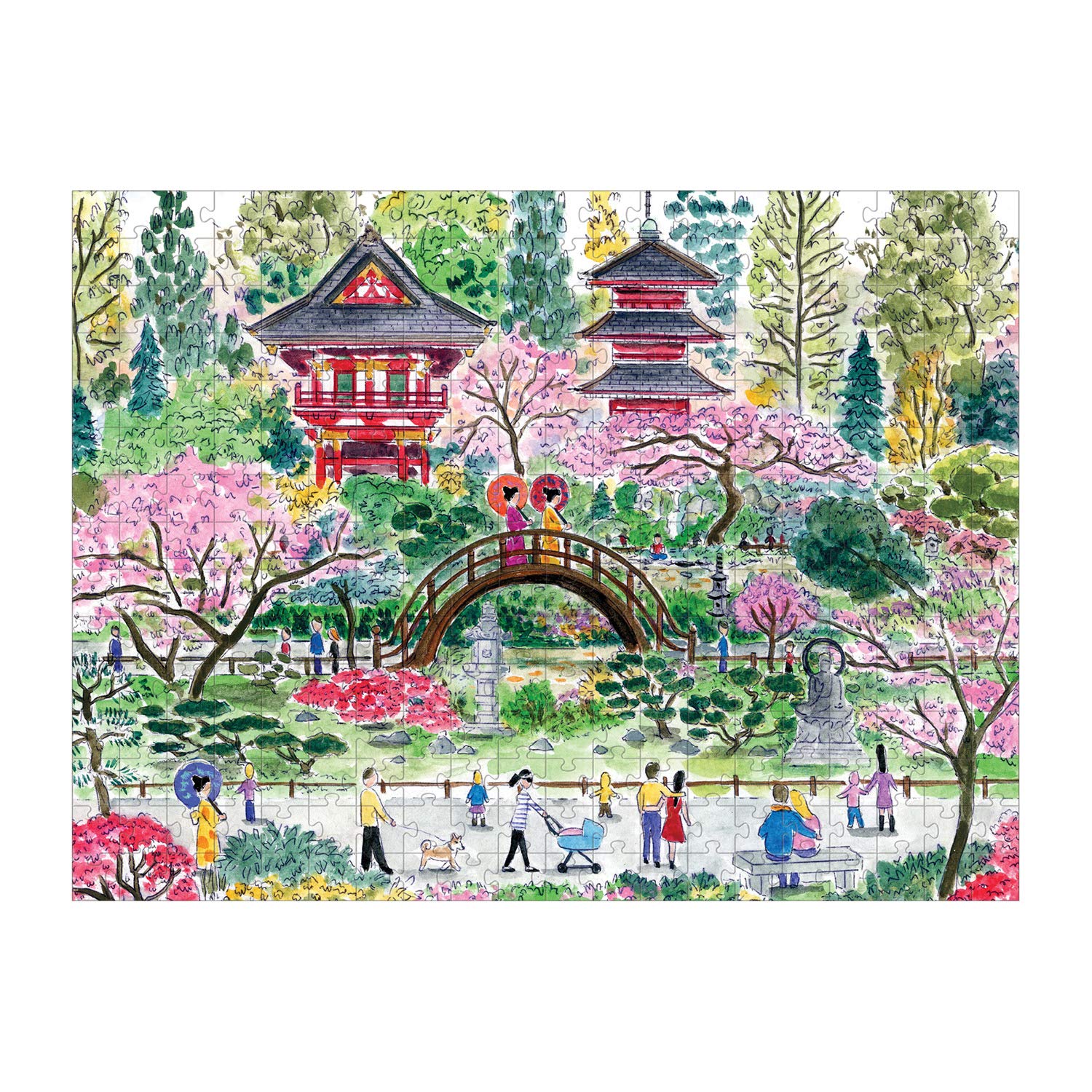 Sturdy storage box protects the completed puzzle and artwork insert