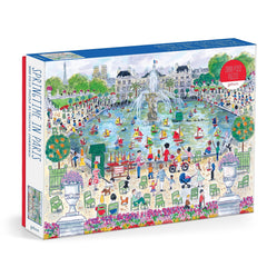 Galison Springtime in Paris 1000-piece puzzle pieces for family challenge