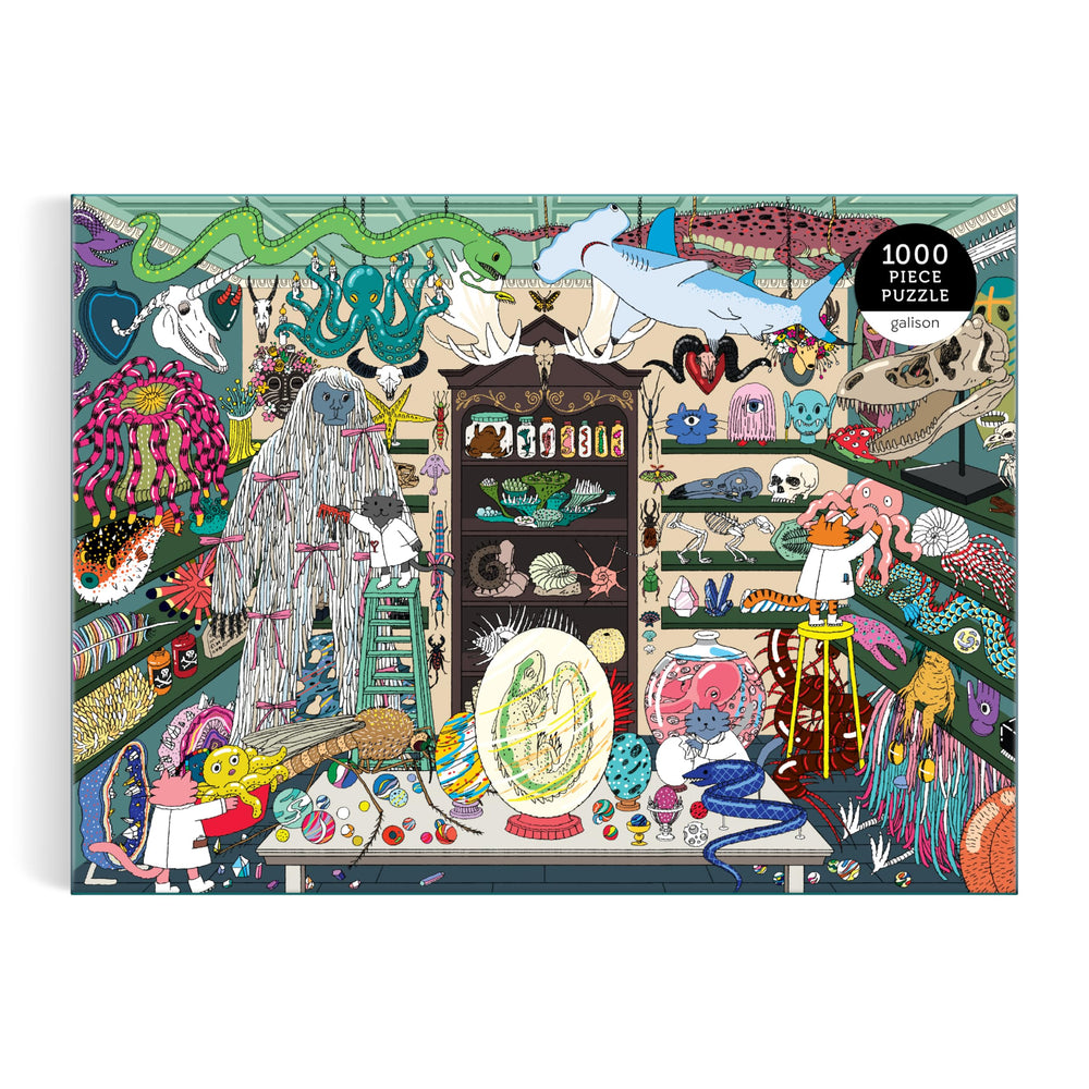Galison World of Curiosities eco-packaging uses recycled materials.